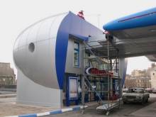 облицовка кассетами из композита АЗС Aero