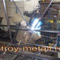 Изготовление усиленных металлических лесов