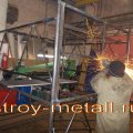 Изготовление усиленных металлических лесов